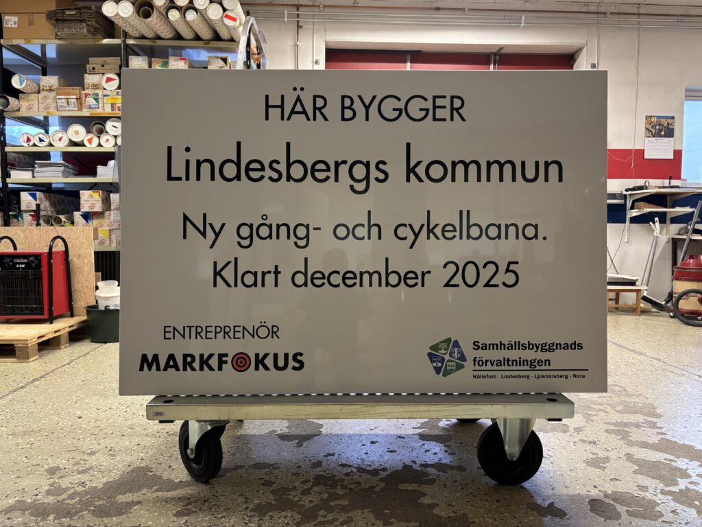 Skylt till företag - entreprenörskylt